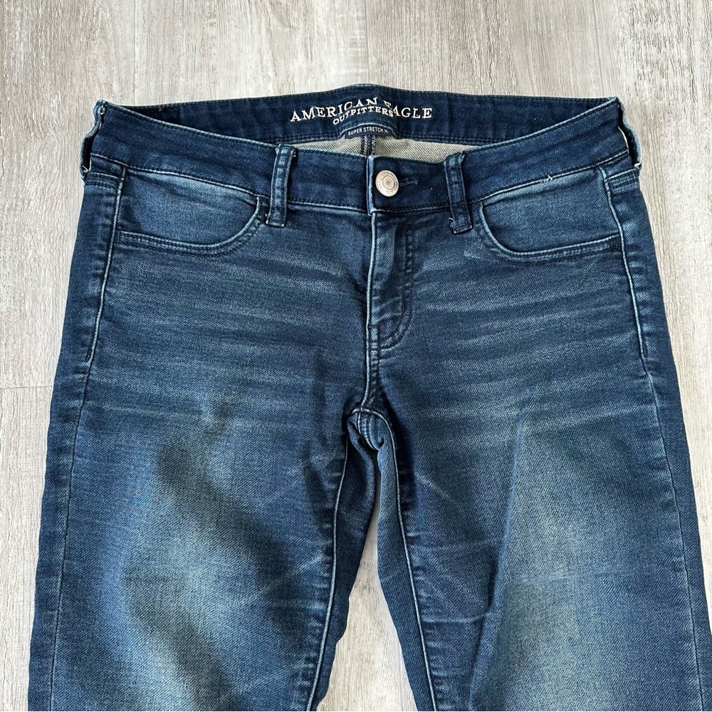 American Eagle Super Stretch X Super Low Jeggings - Picture 2 of 15